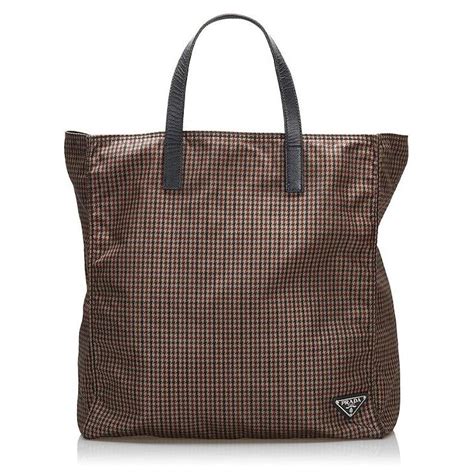 prada tessuto stampato nylon shopping tote|Prada tote bag leather.